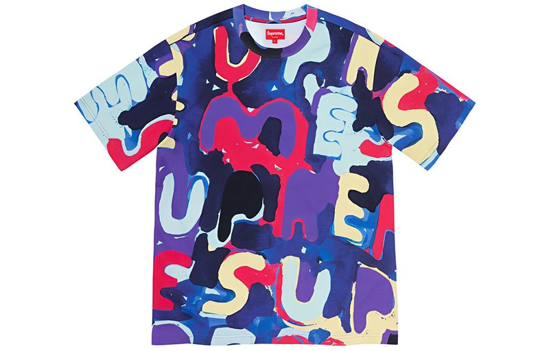 Supreme Painted Logo T-shirt - Image 1