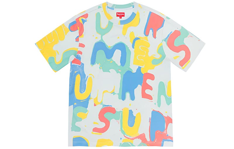 Supreme Painted Logo T-shirt - Image 2