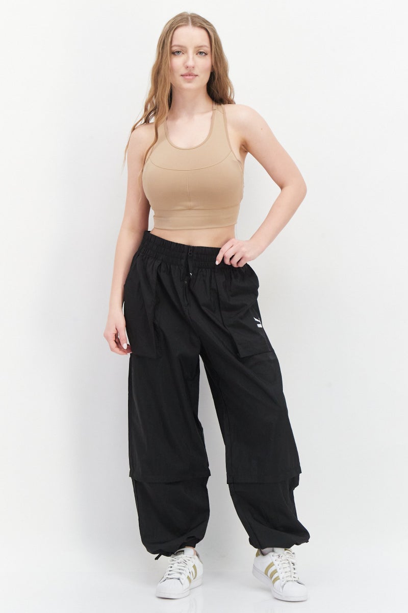 PUMA Women Relaxed Fit Training Pants, Black - Image 4