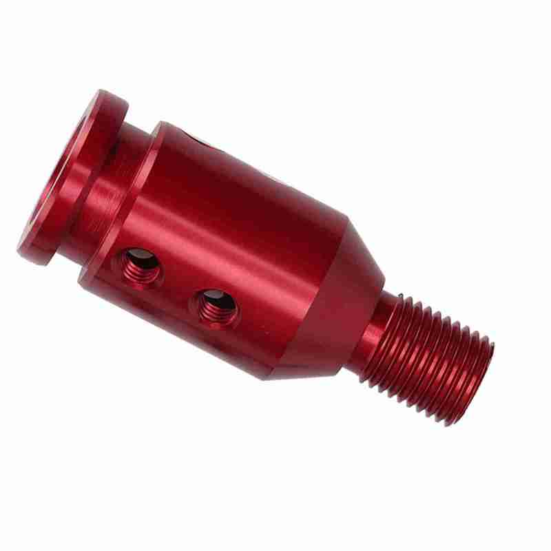 Shift Knob Adapter for Non Threaded Shifters 12x1.25 Universal Aluminum - Red Anti-Corrosion Shift Knob Adapter for Car Models - Image 2