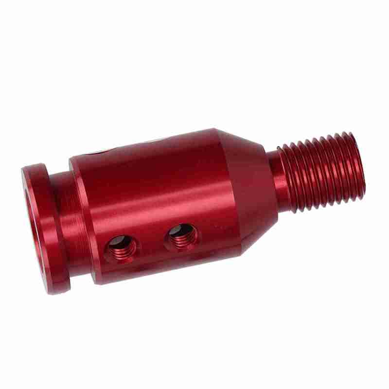 Shift Knob Adapter for Non Threaded Shifters 12x1.25 Universal Aluminum - Red Anti-Corrosion Shift Knob Adapter for Car Models - Image 5
