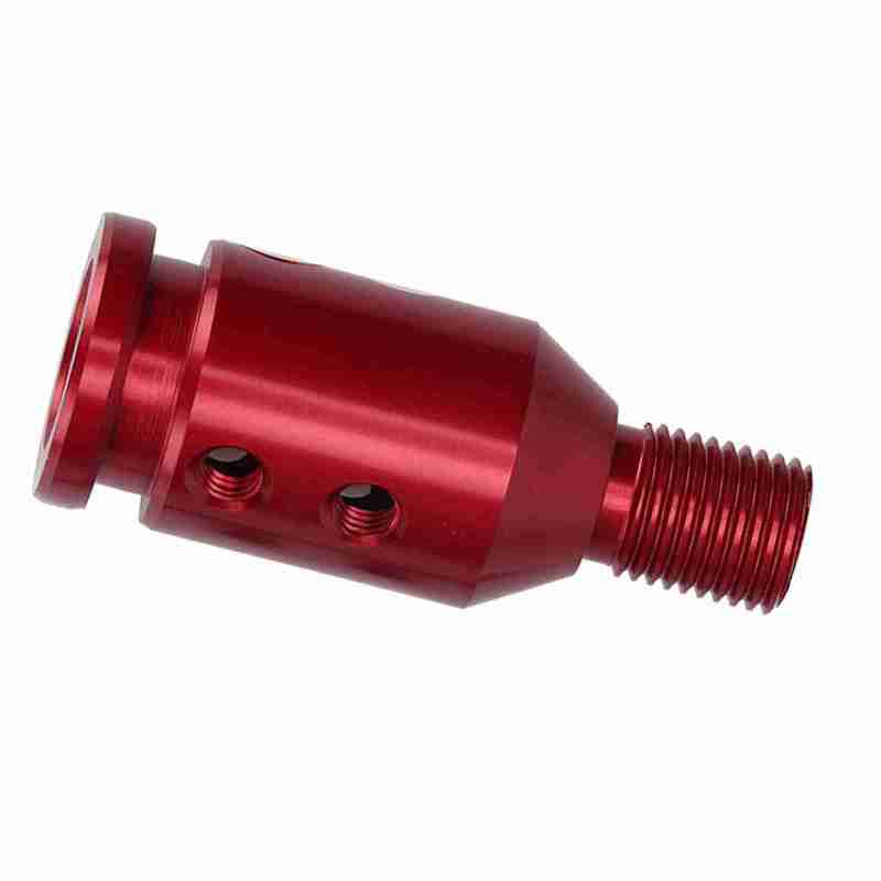 Shift Knob Adapter for Non Threaded Shifters 12x1.25 Universal Aluminum - Red Anti-Corrosion Shift Knob Adapter for Car Models - Image 3