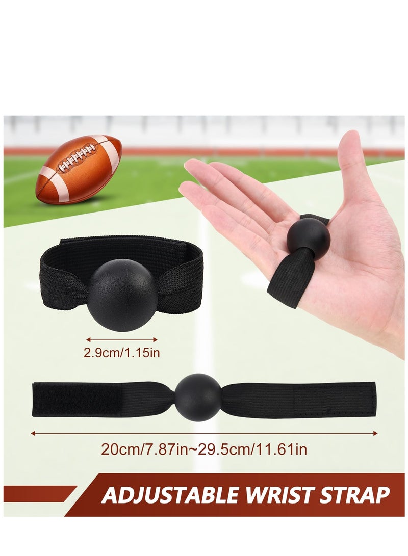 SYOSI 8PCS Football Catching Trainer Band, Catch Football Receiving Training Volleyball Strap Football Training Equipment for Football Training Aids, Black  - Image 3