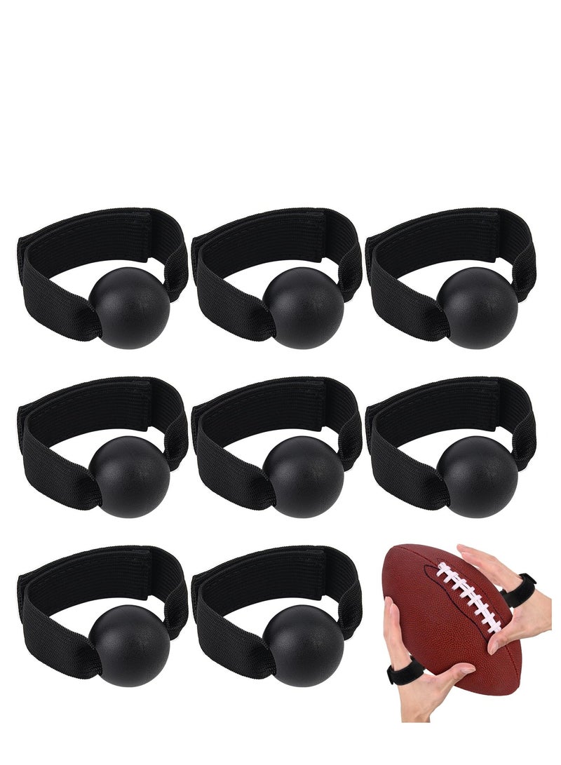 SYOSI 8PCS Football Catching Trainer Band, Catch Football Receiving Training Volleyball Strap Football Training Equipment for Football Training Aids, Black  - Image 1