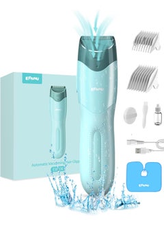 ENSSU Vacuum Hair Clippers for Kids Rechargeable Vacuum Hair Cutter with 2 Modes for ChildrenInfantMen Waterproof Baby Hair Clippers Trimmers Cordless Haircut Kit in Large Hairs Storage Space