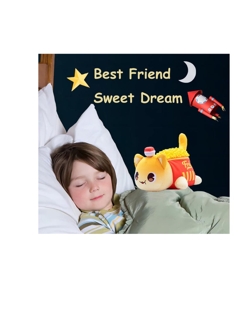 Adorable Cat Plush Toy, Soft Stuffed Cartoon Cat Figure, Perfect Gift for Kids and Friends, Cute Cat Lover Collectible - Image 5