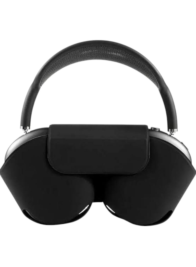 بي 9 سماعات راس بلوتوث لاسلكية p9 برو ماكس تدعم تي اف وصوت ستيريو فوق الاذن مع خاصية الغاء الضوضاء حافظة سماعة - اسود