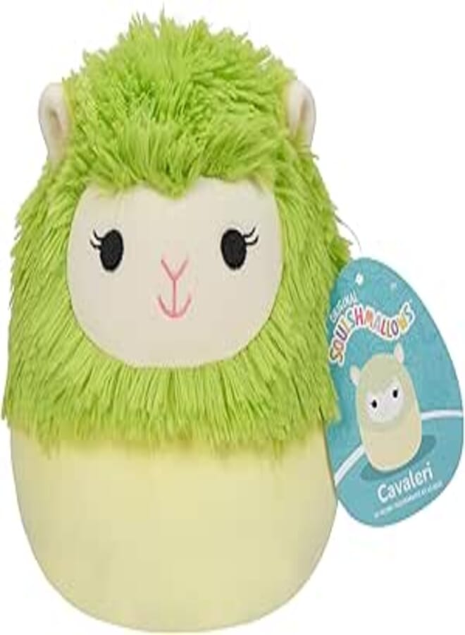 Squishmallows Squishmallows SQCR05374 7.5-Inch-Cavaleri The Lime Green Alpaca, Multicolour