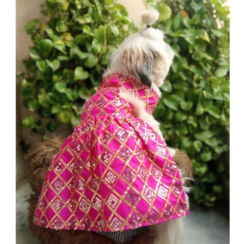 Lulala Ethnic Dress for Dogs | Stylish Festive & Wedding Outfit for All Breeds | Comfortable Traditional Pet Wear - Image 4