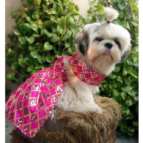 Lulala Ethnic Dress for Dogs | Stylish Festive & Wedding Outfit for All Breeds | Comfortable Traditional Pet Wear - Image 5