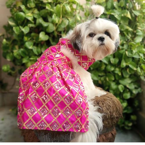 Lulala Ethnic Dress for Dogs | Stylish Festive & Wedding Outfit for All Breeds | Comfortable Traditional Pet Wear - Image 1