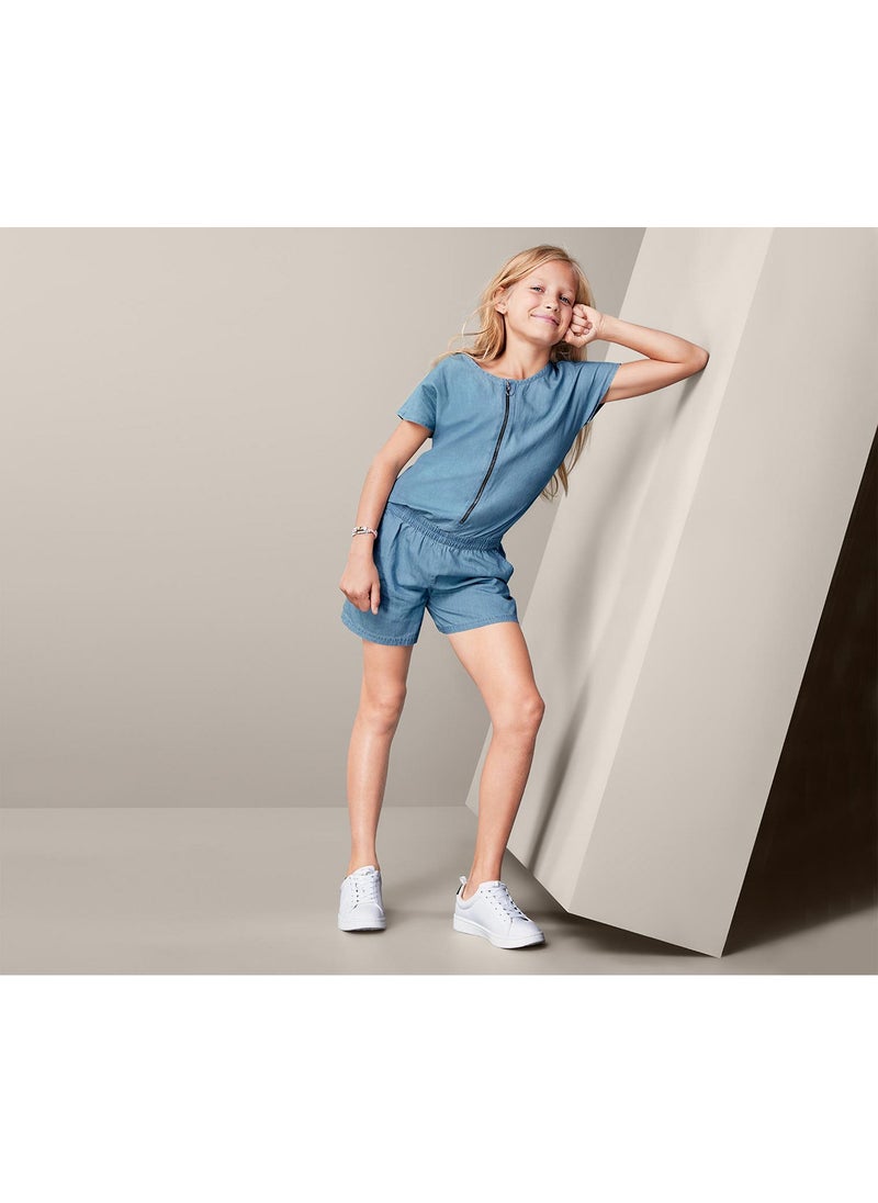Tchibo Girls Short Playsuit, Chambrey  - Image 1