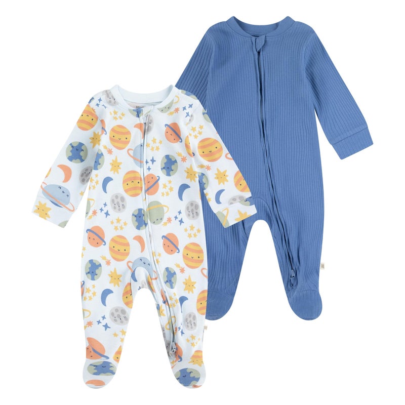 HUGGIES 2-Pack Footed Coverall - Image 1