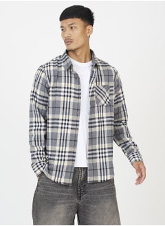 Casual Long Sleeve Check Shirt