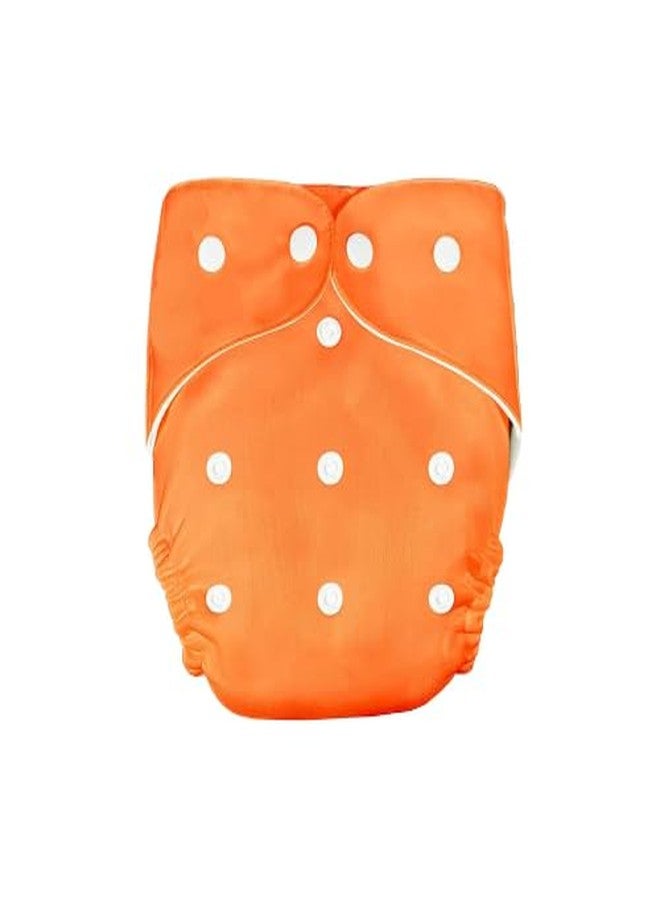 Laee cute “Reusable Baby Cloth Diapers with Inserts | Washable, Adjustable & Eco-Friendly Nappy Pants for Boys & Girls” (red+orange+yellow) - Image 2
