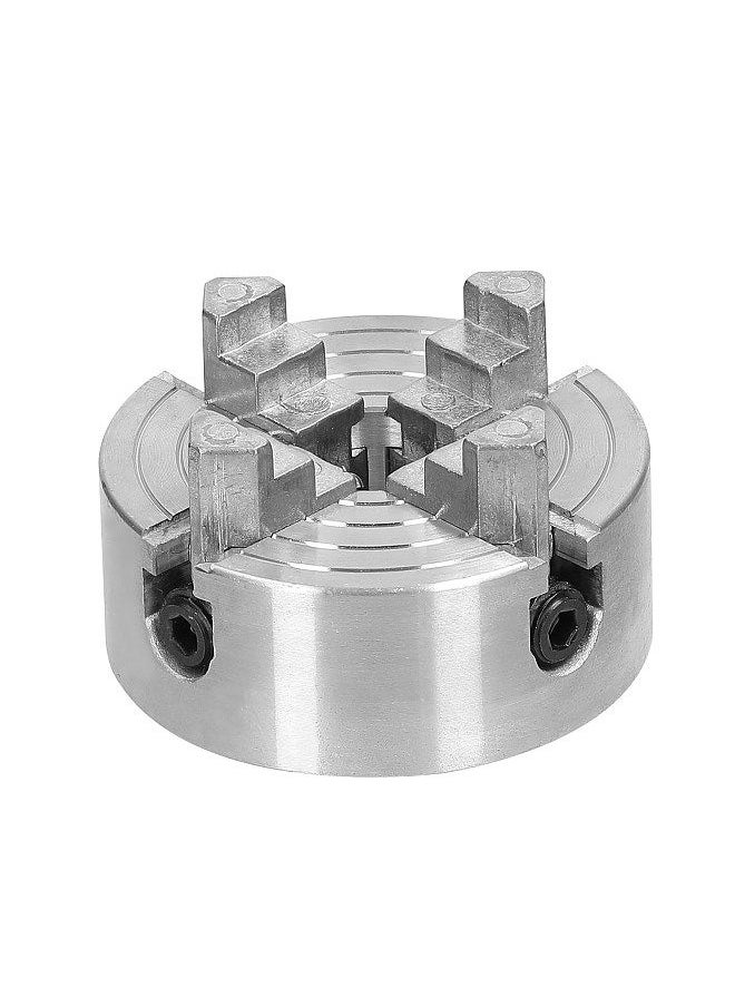 Lathe Chuck 3 Jaws/4 Jaws Manual Self-Centering Mounting Bolt for Grinding Milling Turning Machine