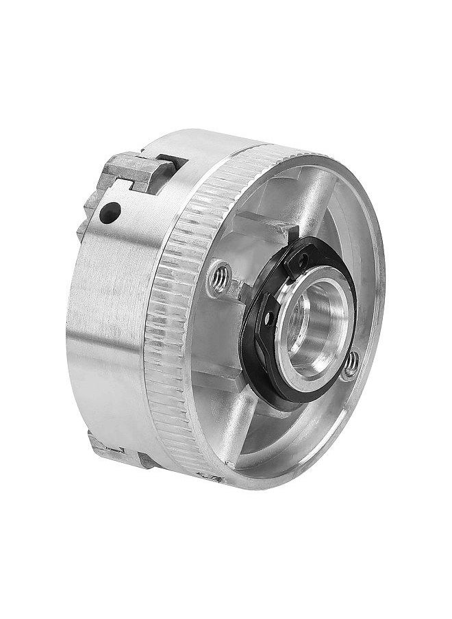 Lathe Chuck 3 Jaws/4 Jaws Manual Self-Centering Mounting Bolt for Grinding Milling Turning Machine