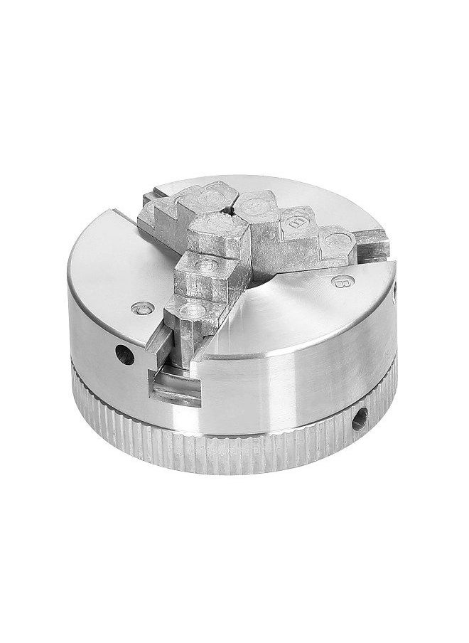 Lathe Chuck 3 Jaws/4 Jaws Manual Self-Centering Mounting Bolt for Grinding Milling Turning Machine