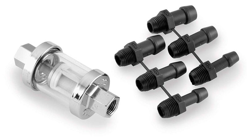 MidUSA Glass SeeThru Viewable Glass Gas Fuel Filter for 14 516 38 Gas Line