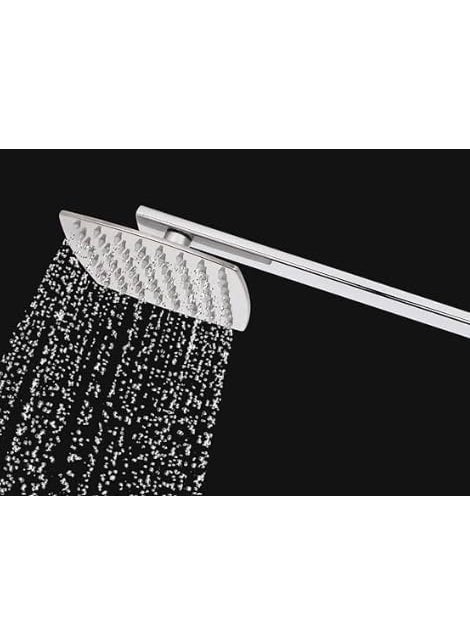 Generic AZOAN Kosi 8X8 304 Stainless Steel Shower with 15inch rodChrome FinishHigh Pressure RainfallUltra Slim  - Image 3