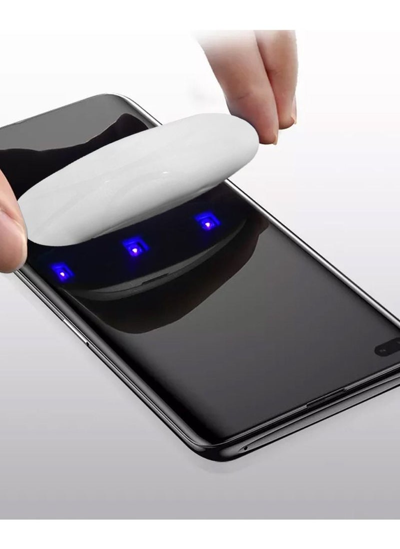 CATANES - Huawei P40 Pro UV Screen Protector 6D Tempered Glass 9H Adhesive Nano Liquid UV Glue Full Coverage Clear - Image 1