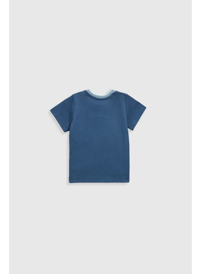 mothercare Navy Car T-Shirt