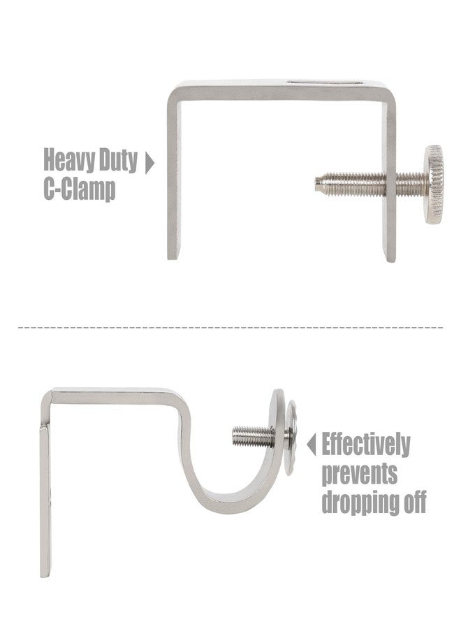 INSFITY Outside Mounted Blinds Curtain Rod Bracket (Only Fit for 1.3-2 inches Rectangle Headrail) No Drill No Tools Required (Patent Depending) - Image 5