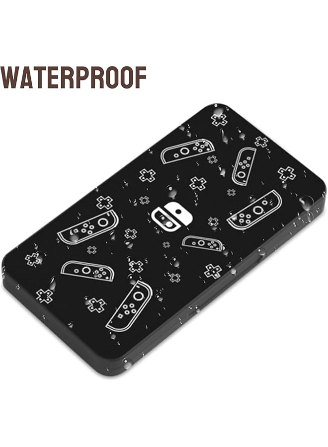 Bolivia's Game Sd Card Holder Case 2 Pcs Switch Accessories With 24 Slot Game Hard Shell Protective Organizer Travel Friendly Protective Case (Black)  - Image 4