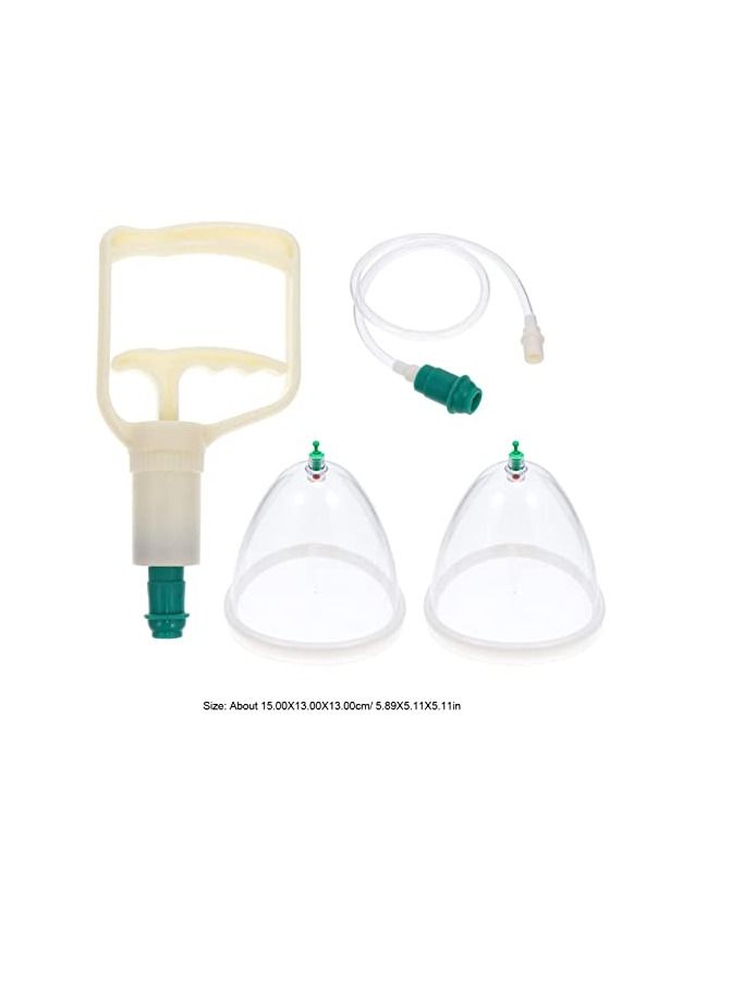 Generic Natural cupping therapy cup and vacuum therapy massager back and neck pain relief large suction cup for back and body massage - Image 1