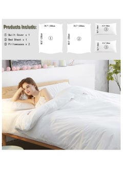 KASTWAVE Pillowcase SetsDisposable Bed Sheets, 4-Piece Portable Disposable Sheet Ready to use Disposable Bedding Set  - Image 5