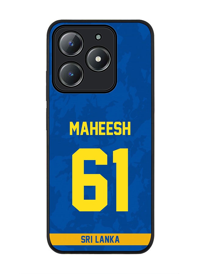 Stylizedd For Realme C63 / Realme C61 4G Case,Slim fit Camera Protection, Shockproof Thin Phone cover  - Sri lanka Maheesh Theekshana, Jersey No 61 - Image 1