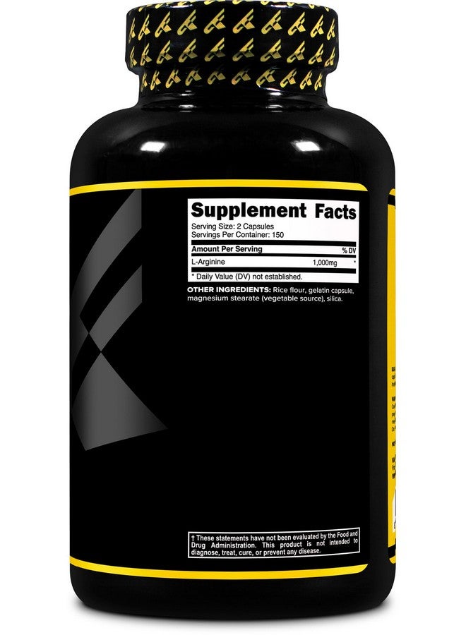 Primaforce L-Arginine (300 Capsules, 150 Servings / 1,000 mg L-Arginine Per Serving) | Extra Strength Amino Acid Supplement for Men and Women - Gluten Free, Non-GMO - Image 4