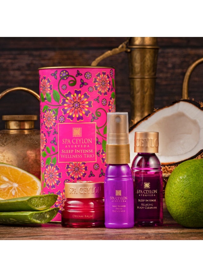 SPA CEYLON Sleep Intense Wellness Trio Set | Intensive Spa Essentials For Deep Rest | Ayurvedic Pampering Kit With Natural Ingredients | Gift set - Image 2