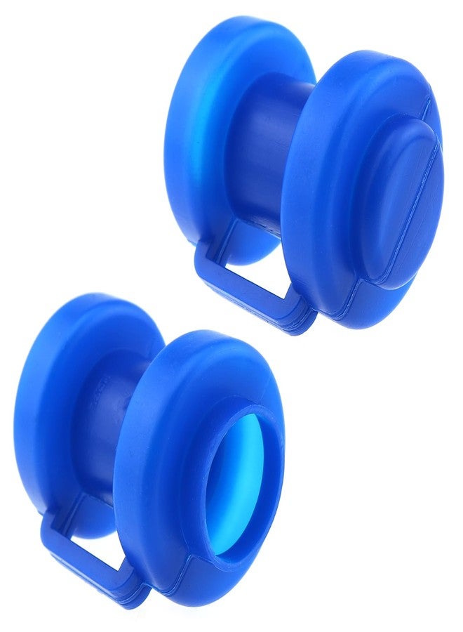 LUORNG 8PCS Trampoline Enclosure Post Cover Blue Trampoline Tube Cover PP Plastic End Cap Suitable for All Kinds of Trampolines (Length 70mm/2.75inch，ID 26mm/1inch) - Image 3