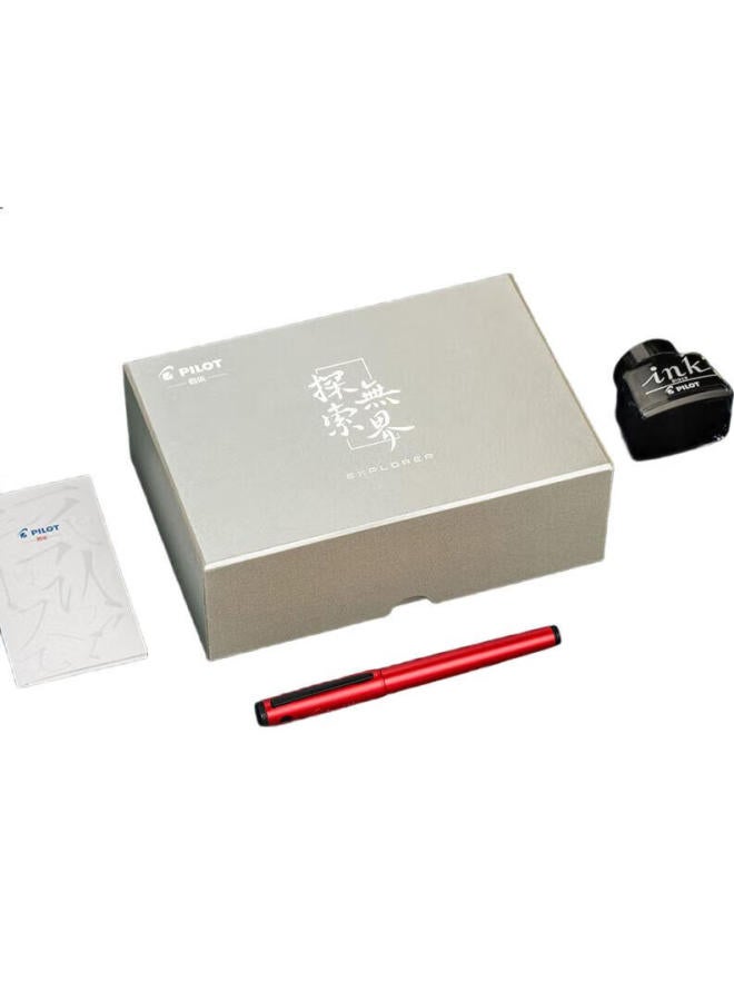 Pilot Fountain Pen Set Explorer New Explorer Gift Box With Ink, Gift Pen For Men And Women, Gift For Friends, Fpex1Fmel, F Nib Blue Glacier - Image 2