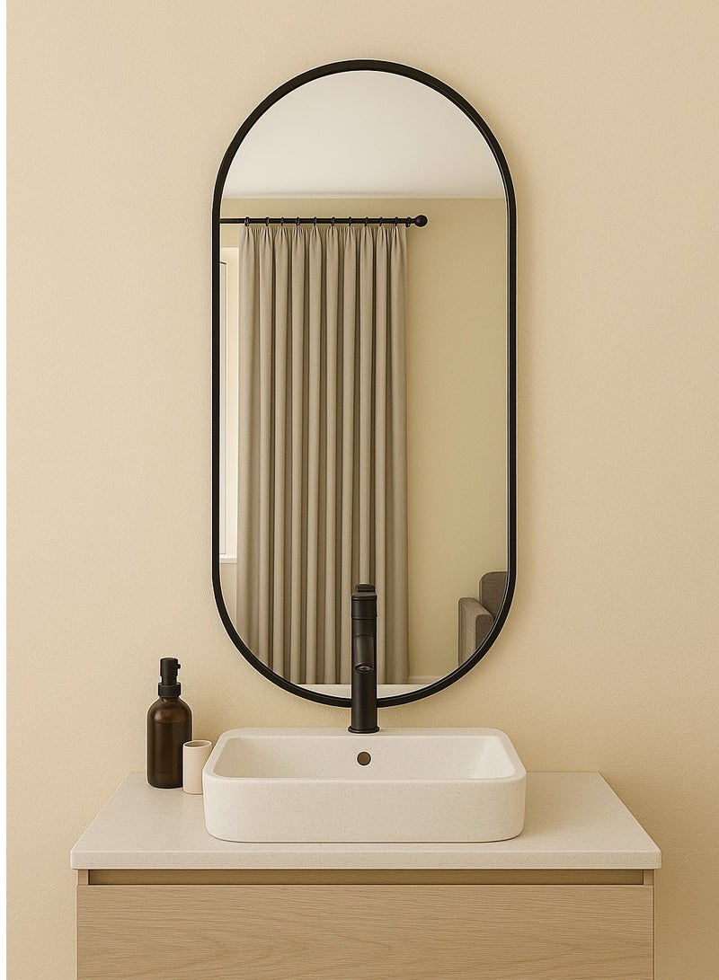 Glass Corner 40*120 Capsule - Black - Image 3