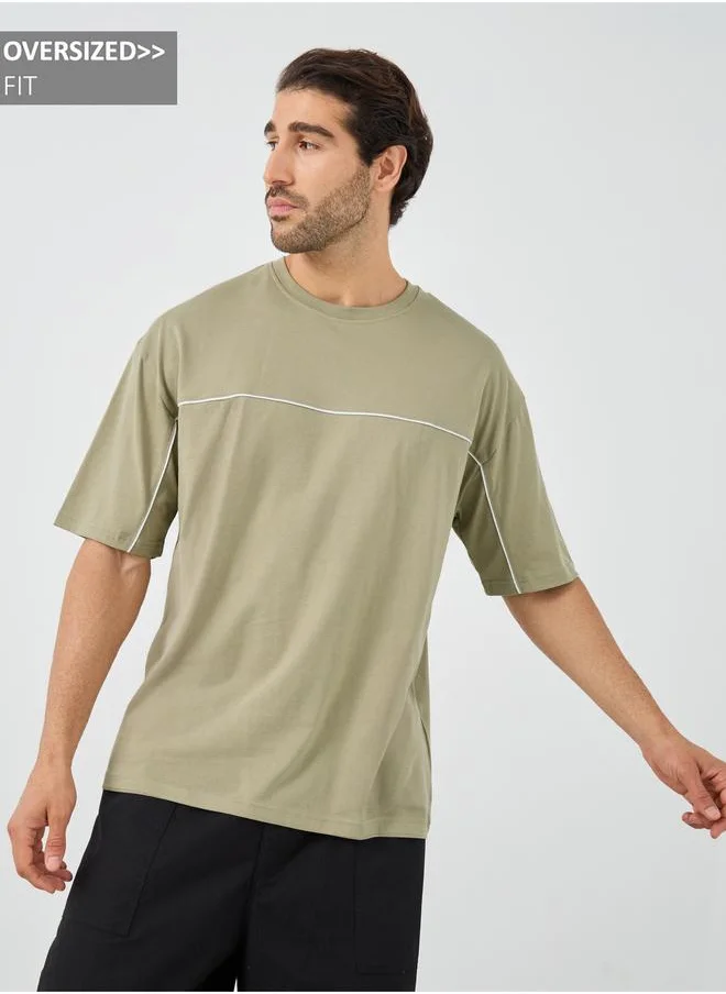 Styli Styli Seam Insert Oversized T-Shirt