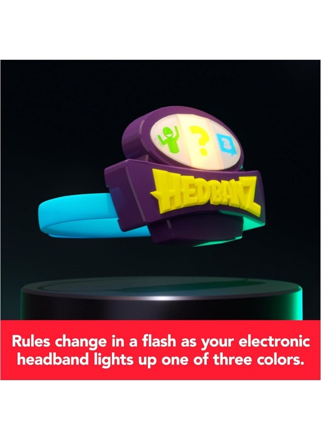 SPIN MASTER Hedbanz Lightspeed Game with Lights & Sounds Family Game (74 Pieces)  - Image 2