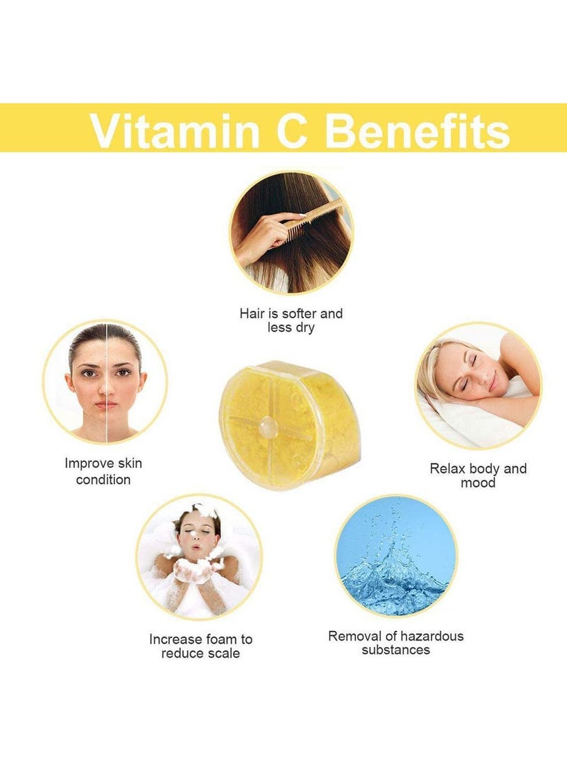 Shower Head Filter Vitamin C Shower Infuser Hard Water Softener Chlorine And Fluoride Shower Filter Water Purifying Filtered Shower Head With Beads Helps Dry Skin And Hair Loss With 3 Random Replace - Image 5