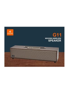 Kisonli speaker G11, wooden music speaker, wireless speaker, Bluetooth speaker good quality public choice, brown - pzsku/Z4FF0EC913CFA1ACC17BBZ/45/_/1739035198/0c1086fe-62e0-4392-830e-873e0daa6846