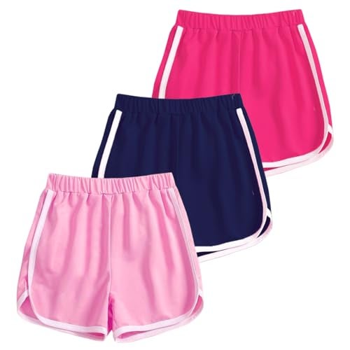 Kuchipoo Girls Regular Fit Cotton Shorts (KUC-SHT-173, Multicolor, 4-5 Years) - Pack of 3 - Image 2