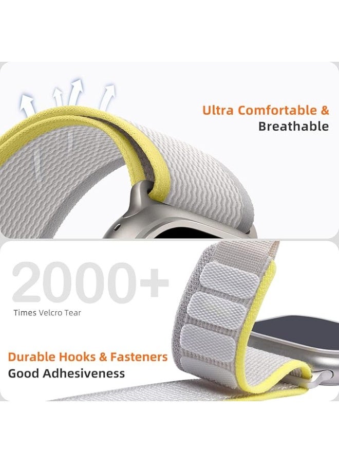 Trail/Alpine Loop Nylon Band Compatible with Apple Watch Ultra 2 / Ultra / Series 9/8/7/6/5/4/3/2/1 / SE2 / SE, Adjustable Sport Strap with Metal C-Hook, Replacement Wristband for iWatch 49mm 45mm 44mm 42mm - Image 3