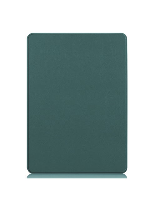 For Microsoft Surface Pro11/10/9 Commercial Tablet Computer Keyboard Leather Case 2024 New-Color:Dark Green-Applicable Model:Surface Pro11/10/9