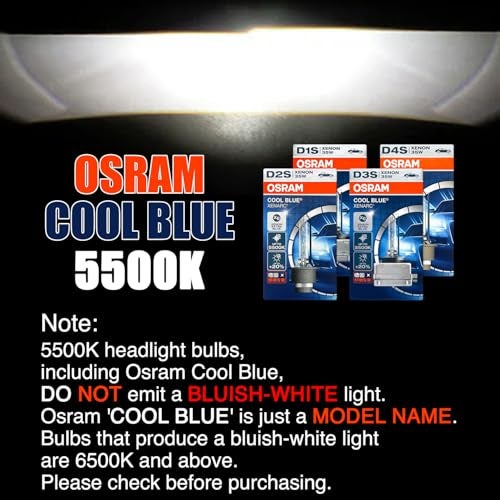 OSRAM Xenarc D4S Cool Blue HID Xenon Headlight Bulbs 66440CB 42V 35W 5500K Made in Germany | Pack of 2 - Image 3