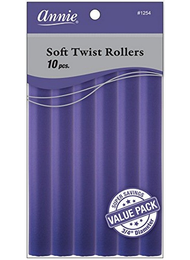 Annie Soft Twist Rollers Purple 7 Inch 10 Count - Image 2