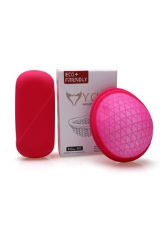 Reusable Menstrual Disc For Women Feminine Lady Menstrual Disc With Tail Flat-fit Design Extra-Thin Sterilizing Silicone Cup
