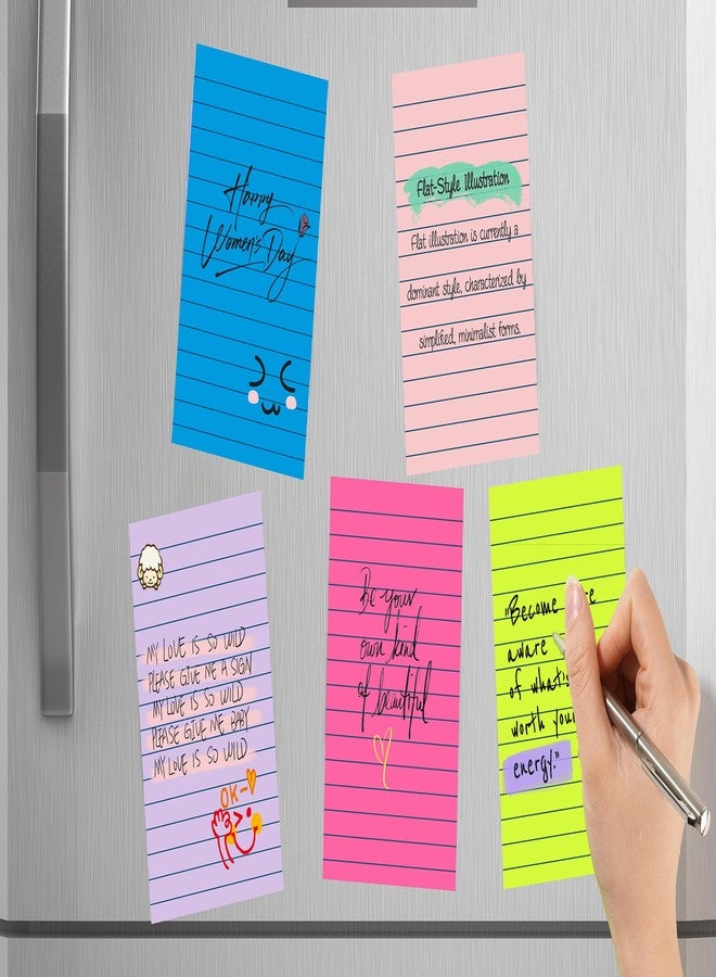 YEECOK (18 Pack) Lined Sticky Notes 4x6 in Post, Self-Stick Pads Bright Colors Sticky Note, Recyclable, Easy to Post for Home, Office, School - Image 4