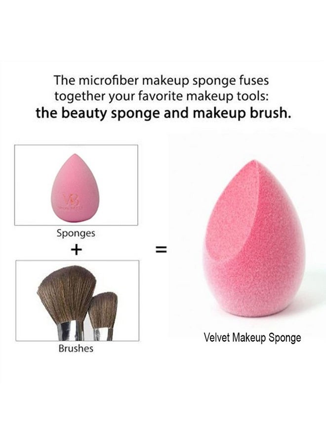 Veoni Belle Beauty Blender Velvet Microfiber Super Soft Pink Makeup Sponge - pzsku/Z4FF13B7E582A7032BECAZ/45/_/1735566856/026cc146-9759-408e-a9c4-14cdd4143216