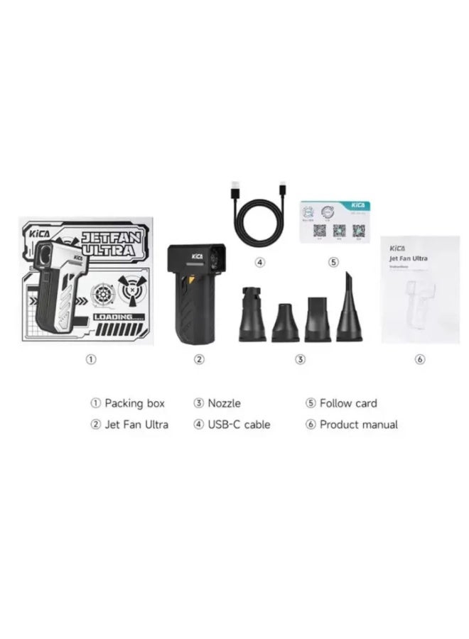 Kica Jetfan Ultra Blowing and Suction 48m/s Powerful Thrust - Image 2