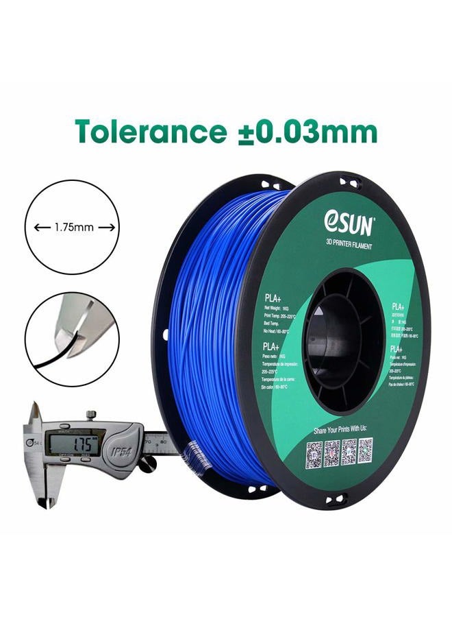 eSUN PLA PRO (PLA+) 3D Printer Filament, Dimensional Accuracy +/- 0.03mm, 1kg Spool, 1.75mm, Blue - Image 4